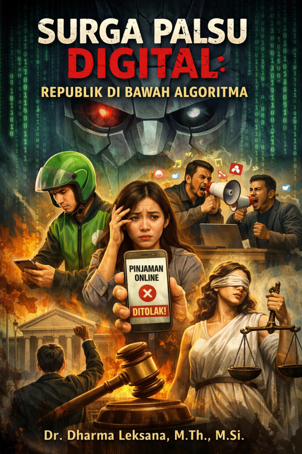 Novel Surga Palsu Digital: Republik di Bawah Algoritma 1 Novel Surga Palsu Digital