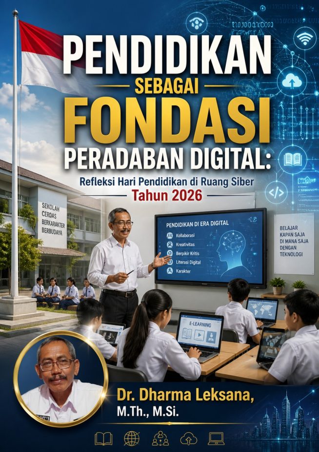 PENDIDIKAN SEBAGAI FONDASI PERADABAN DIGITAL: REFLEKSI HARI PENDIDIKAN DI RUANG SIBER TAHUN 2026 1 PENDIDIKAN SEBAGAI FONDASI PERADABAN DIGITAL